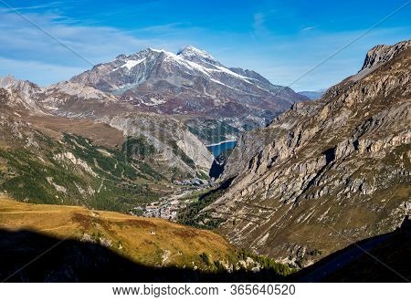 Le Fornet Mountains Near Val Disere, France - Captured From Col De Liseran Road.