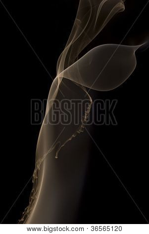 abstracte achtergrond rook