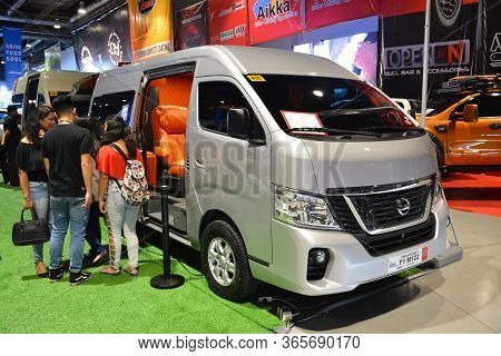 Pasay, Ph - Nov 30 - Nissan Urvan Van At Manila Auto Salon Car Show On November 30, 2018 In Pasay, P