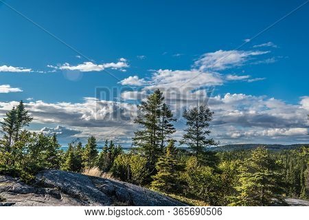 Landscape With Forest In Ontario, Pukaskwa National Park. Canada.