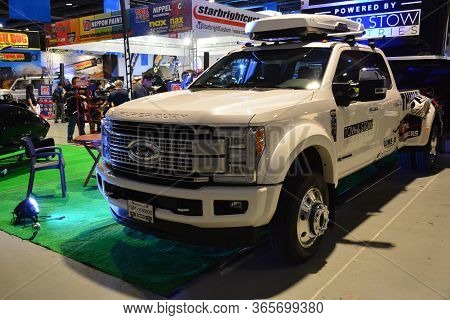 Pasay, Ph - Nov 30 - Ford F350 Super Duty Pick Up At Manila Auto Salon Car Show On November 30, 2018
