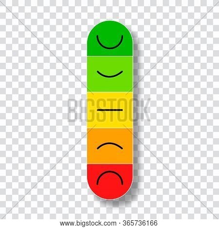Happy-o-meter Icon For Web Site With Smile