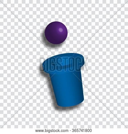 3d Basic Geometric Shapes On Empty Background