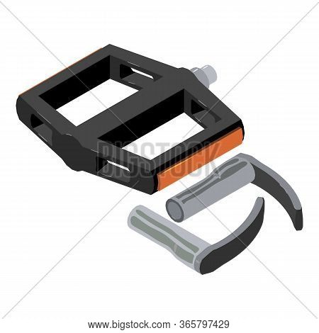 Bicycle Equipment Icon. Isometric Illustration Of Bicycle Equipment Vector Icon For Web