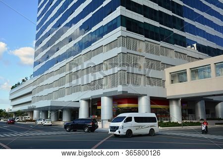 Pasay, Ph - Dec. 8 - One Ecom Center Building Facade On December 8, 2018 In Pasay, Philippines. One 