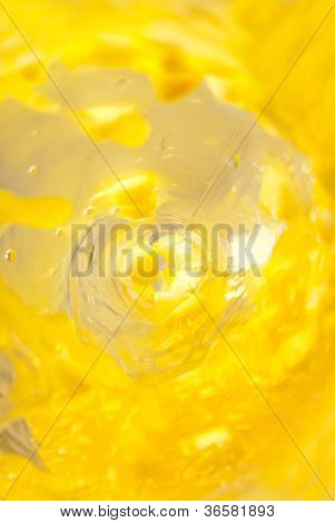 Flasche von innen