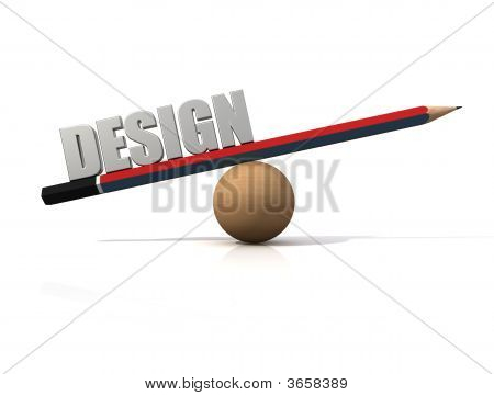 Design Logo på hvid