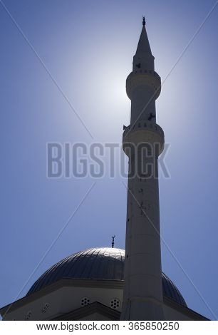 Islam Mosk Silhuette In Sun - The Main Religion In Turkey