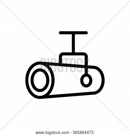 Pendant Halogen Floodlight Icon Vector. Pendant Halogen Floodlight Sign. Isolated Contour Symbol Ill