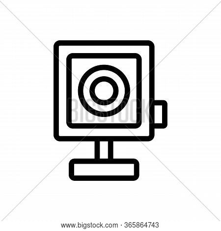 Receiver Radio Icon Vector. Receiver Radio Sign. Isolated Contour Symbol Illustration