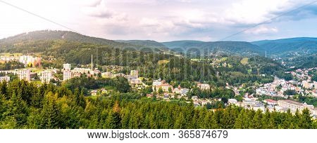 Tanvald - Small Mountain Town In Jizera Mountains, Czech Republic