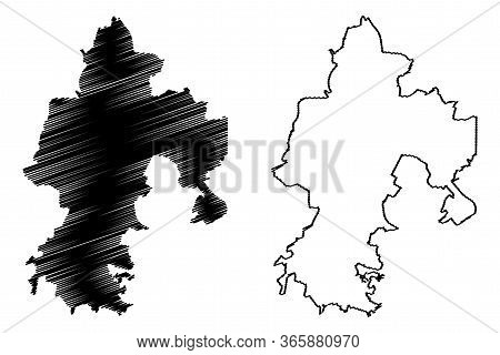Tula City (russian Federation, Russia) Map Vector Illustration, Scribble Sketch City Of Tula Map