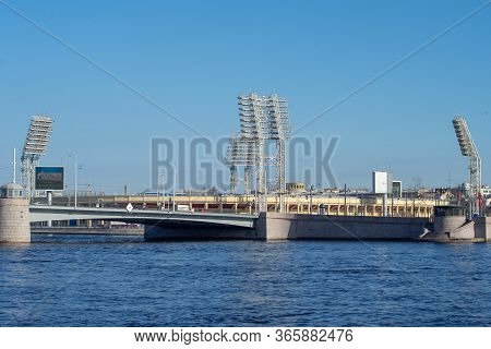 April 29, 2018, St. Petersburg, Russia. Petrovsky Stadium In St. Petersburg.