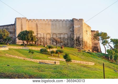 Sohail Castle In Fuengirola, Near Malaga, Andalusia Spain. Tourist Attraction. Holidays On Costa Del
