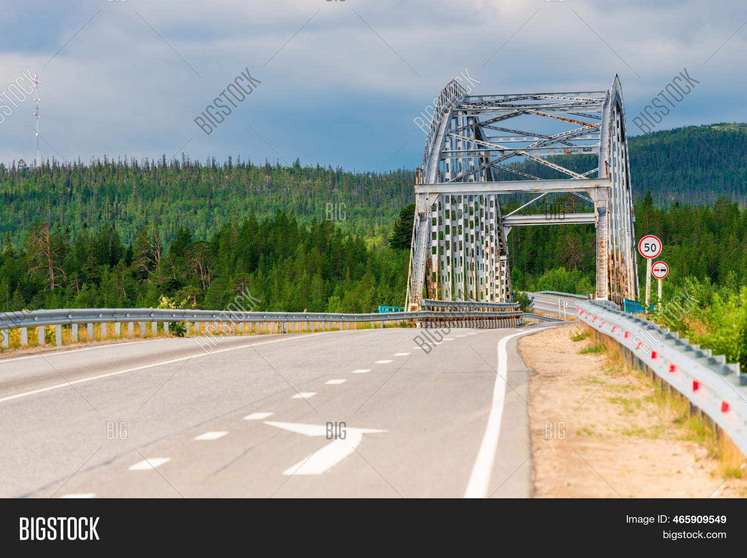 Road Bridge Truss Image & Photo (Free Trial) | Bigstock