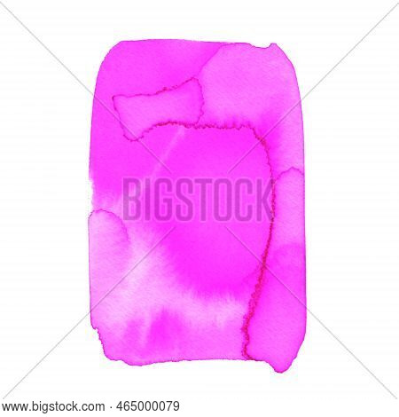 Watercolor Texture With Dripping Paint. A Design Element For Wedding Or Valentines Day Cards And Inv