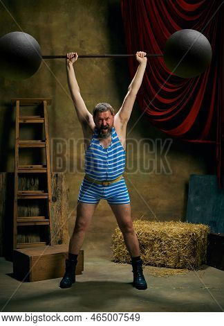 Vintage Circus Strongman