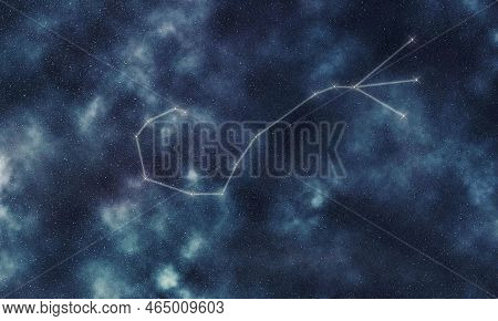 Scorpius Star Constellation, Night Sky, Constellation Lines Scorpion
