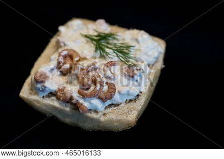 Salad With Fresh North Sea Crabs And Mayonnaise
