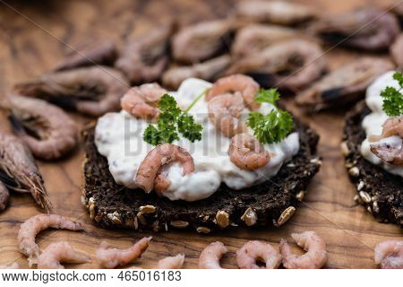Salad With Fresh North Sea Crabs And Mayonnaise