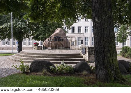 Gdansk, Poland - July 30, 2022: Pomnik Polskiego Panstwa Podziemnego I Armii Krajowej Memorial In Gd