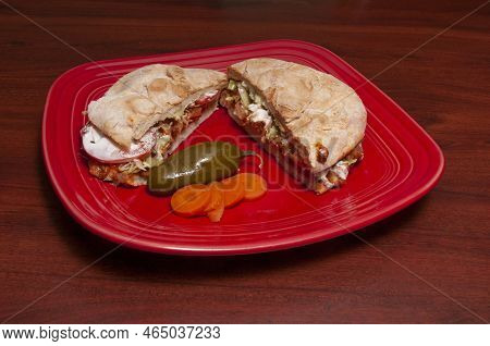 Delicious Mexican Food Cuisine Known As A Pambazo