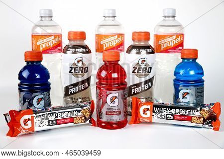 January 8, 2022. New York, Usa. Production From Company Gatorade For Supporting Peoples Health.