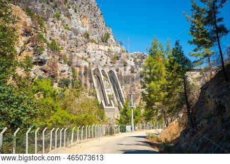 Oymapinar Dam Area And Road To Green Canyon In Manavgat Region, Turkey.