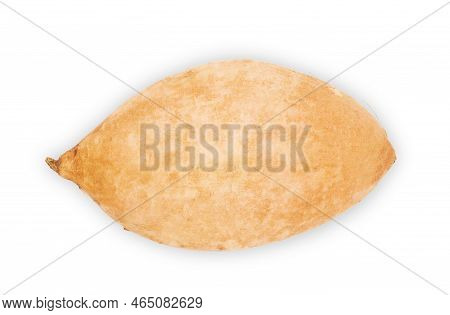 Sweet Potato With Slices Isolated On White