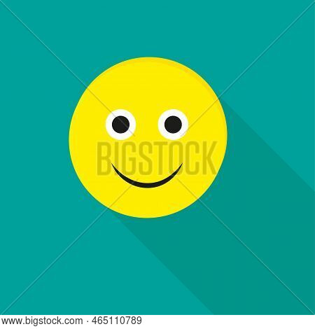 Smile Icon. Smiley In Flat Style. Vector Illustration. Stock Image.