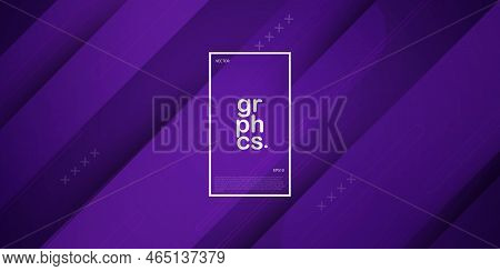 Abstract Violet Luid Liquid Lavender Purple With Lines Gradient Background. Simple Pattern For Displ