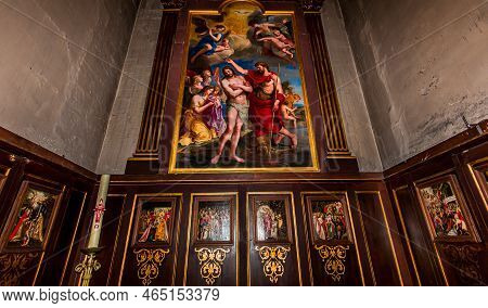 Interiors Of Saint Louis En L'ile  Church, Paris, France