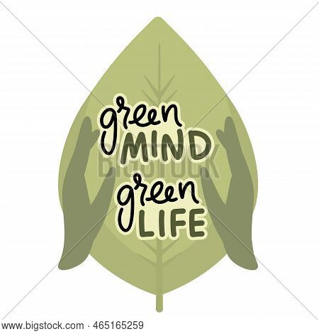 Hand Lettering. Recycle. Do Something Green Today