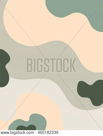 Minimalistic Vector Abstract Background In Earthy Tones
