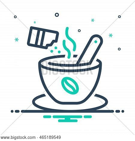 Mix Icon For Instant Immediately Mix Baking Bowl Cafe Coffee Quick Anon Apace