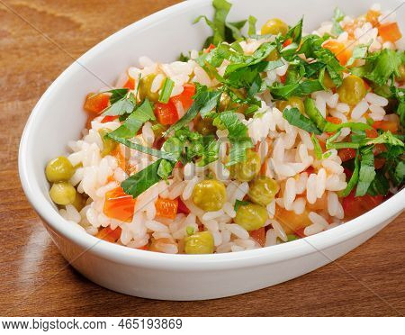 Riso E Verdure  -  Risotto Vegetable Rice And Vegetables
