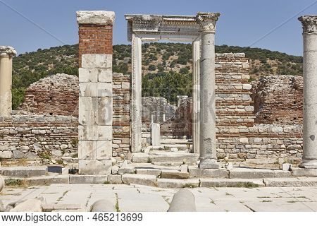 Ephesus Archaeological Site. St. Mary Church. Roman Empire. Turkey