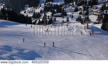 La Clusaz France Ski Blue Ski Piste Holiday Alps