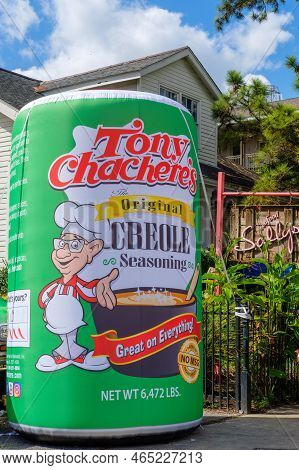 New Orleans, La - November 6: Large Inflatable Tony Chachere's Creole Seasoning Container As A Promo