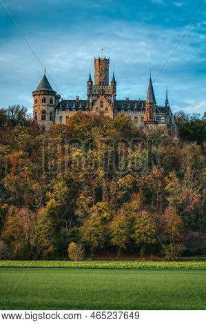 Marienburg Castle Is A Gothic Revival Castle In Lower Saxony, Germany.