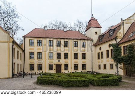 Castle In Krokowa (from The Second Half Of The 14th Century, Rebuilt In The 18th Century Into A Resi