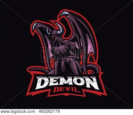 Dark Devil Mascot Logo Design