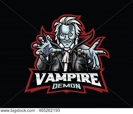 Dracula Mascot Logo Design