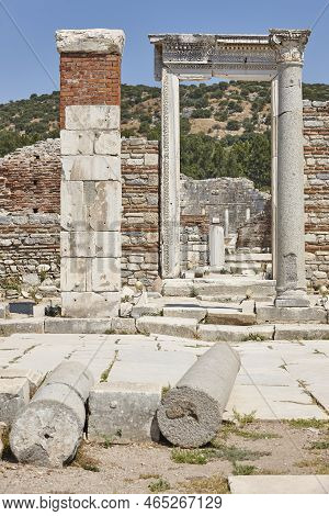 Ephesus Archaeological Site. St. Mary Church. Roman Empire. Turkey