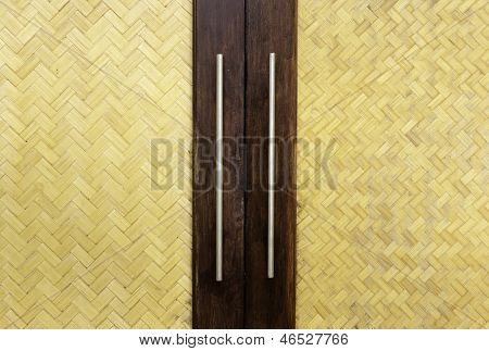 Maniglia porta con porta.
