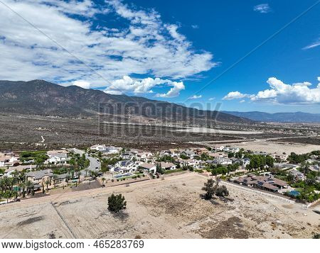 Aerial View Of Rancho Cucamonga, Located South Of The Foothills Of The San Gabriel Mountains And Ang