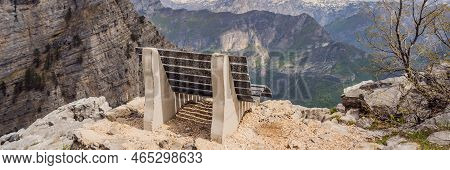 Banner, Long Format Breathtaking Panoramic View Of The Grlo Sokolovo Gorge In Montenegro. In The For