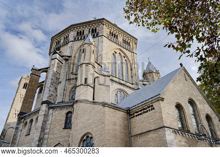 The Medieval Basilica Of St. Gereon Is One Of The Twelve Large Romanesque Churches In Cologne