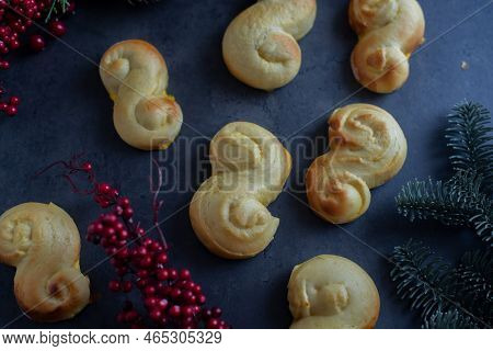 Lussekatter, Sweet Swedish Buns Baked With Saffron