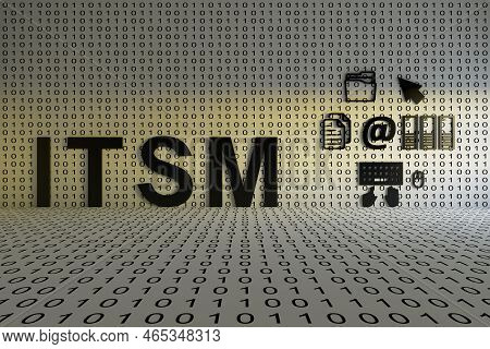 Itsm Concept Text Sunlight 3d Render Illustration